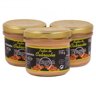 PACK DE 3 TARROS DE PUDING CABRACHO 100 GRS CADA UNA