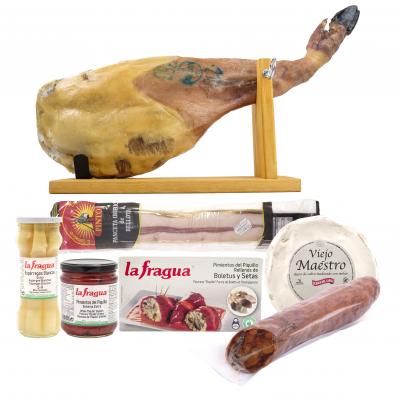 LOTE NOVI 1 PALETA+CHORIZO IBÉRICO+QUESO CABRA +ESPARRAGOS ETC..