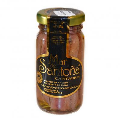 ANCHOAS DE SANTOÑA, TARRO 105GR